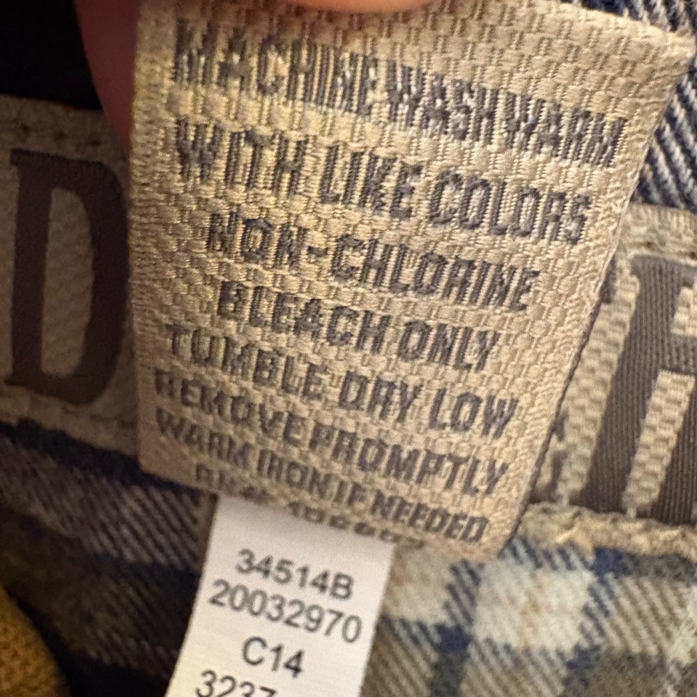 Duluth Trading Co Ballroom Flannel-Lined Relaxed Fit Jeans Size 42x30 - Picture 9 of 11